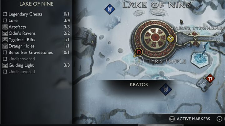 6 - God of War Ragnarok: Lake of Nine, Midgard - secrets, collectibles - Midgard - God of War Ragnarok Guide