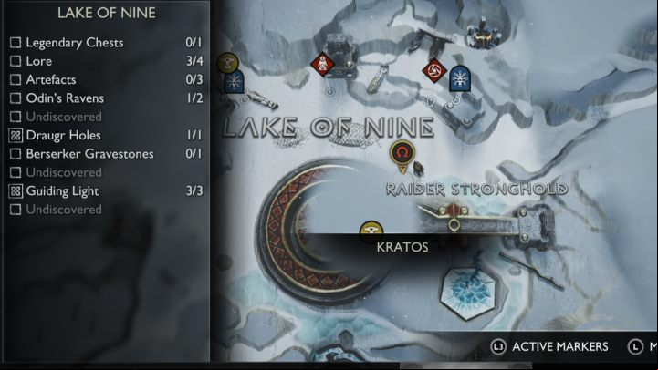 8 - God of War Ragnarok: Lake of Nine, Midgard - secrets, collectibles - Midgard - God of War Ragnarok Guide