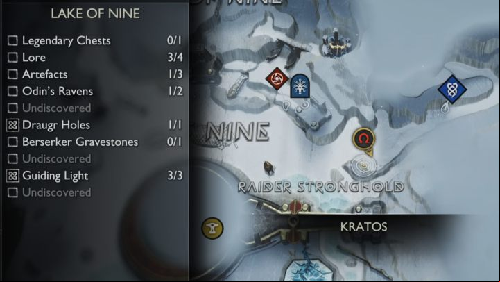 9 - God of War Ragnarok: Lake of Nine, Midgard - secrets, collectibles - Midgard - God of War Ragnarok Guide