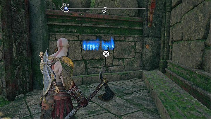 You'll find blue runes on the wall in the north-western part of the Jungle - God of War Ragnarok: The Jungle, Vanaheim - secrets, collectibles - Vanaheim - God of War Ragnarok Guide