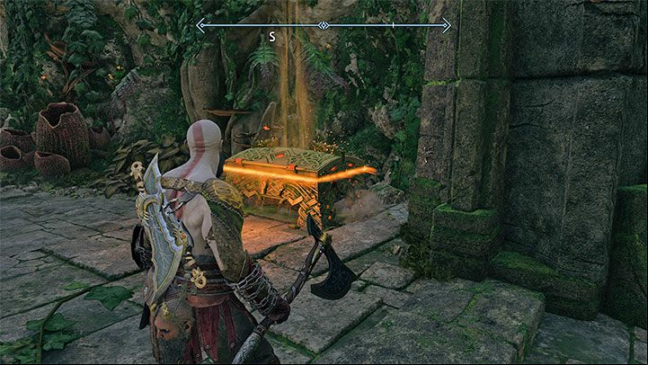 The Legendary Chest is located in the north-western part of the Jungle - God of War Ragnarok: The Jungle, Vanaheim - secrets, collectibles - Vanaheim - God of War Ragnarok Guide