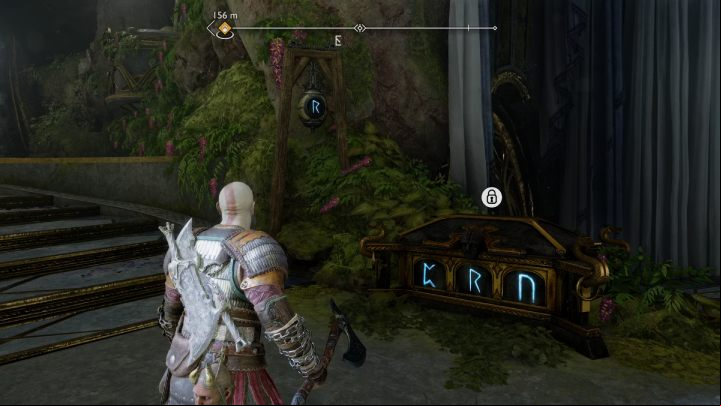 All 3 bells must be rung simultaneously for the chest to be unlocked - God of War Ragnarok: Temple of Light, Alfheim - secrets, collectibles - Alfheim - God of War Ragnarok Guide