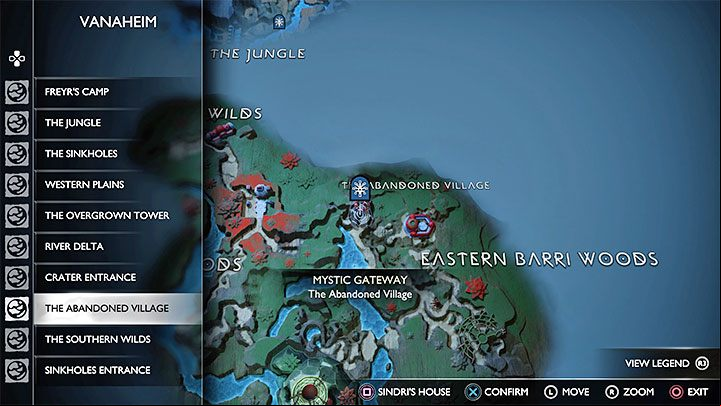 We recommend returning to the Abandoned Village after completing the game - in the endgame - God of War Ragnarok: Returning to the Abandoned Village in Vanaheim - Completing 100% of maps - God of War Ragnarok Guide