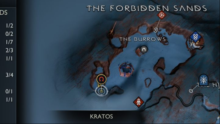 4 - God of War Ragnarok: The Forbidden Sands, Alfheim - secrets, collectibles - Alfheim - God of War Ragnarok Guide