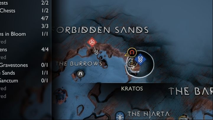11 - God of War Ragnarok: The Forbidden Sands, Alfheim - secrets, collectibles - Alfheim - God of War Ragnarok Guide