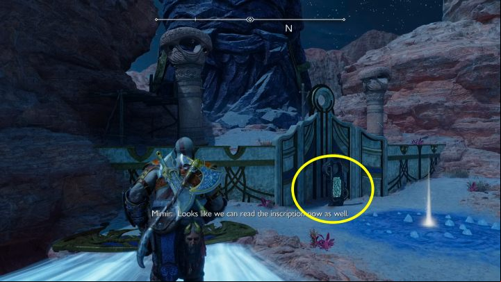 The collectible is related to the favor Freyer's Gift - God of War Ragnarok: The Forbidden Sands, Alfheim - secrets, collectibles - Alfheim - God of War Ragnarok Guide