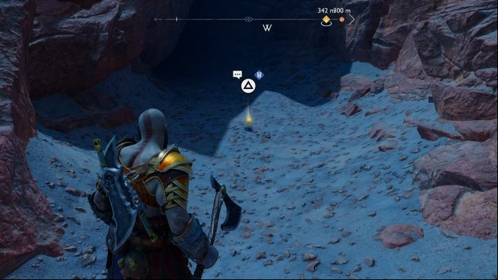 The favor will initiate when you pick up 1 of the 9 flowers available in the game - God of War Ragnarok: The Forbidden Sands, Alfheim - secrets, collectibles - Alfheim - God of War Ragnarok Guide