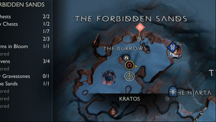20 - God of War Ragnarok: The Forbidden Sands, Alfheim - secrets, collectibles - Alfheim - God of War Ragnarok Guide