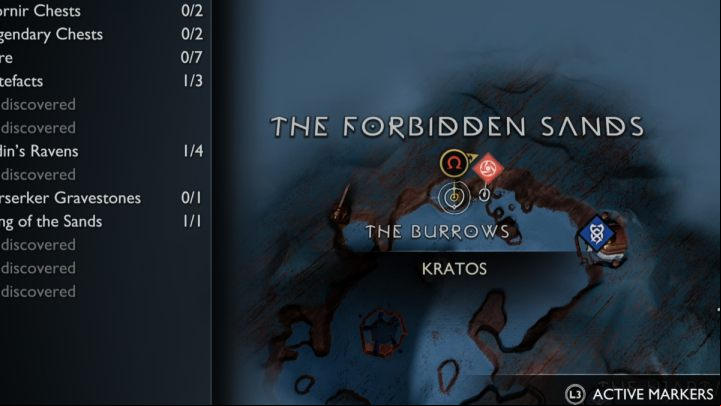 22 - God of War Ragnarok: The Forbidden Sands, Alfheim - secrets, collectibles - Alfheim - God of War Ragnarok Guide