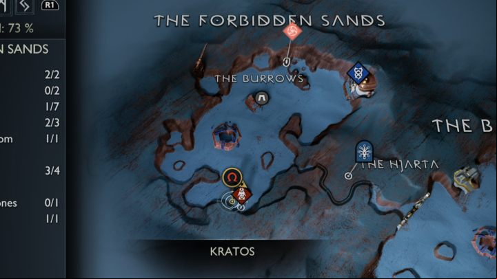 24 - God of War Ragnarok: The Forbidden Sands, Alfheim - secrets, collectibles - Alfheim - God of War Ragnarok Guide