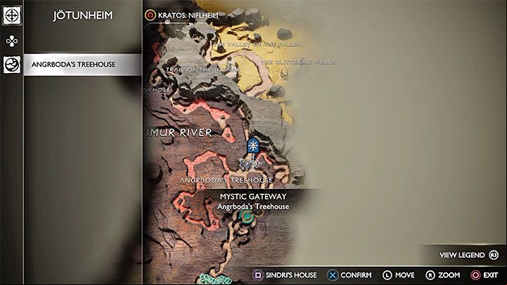 Initially, Kratos cannot enter Jotunheim, as he doesn't have the needed Yggdrasil seed - God of War Ragnarok: Interactive map - Jotunheim - Interactive maps - God of War Ragnarok Guide