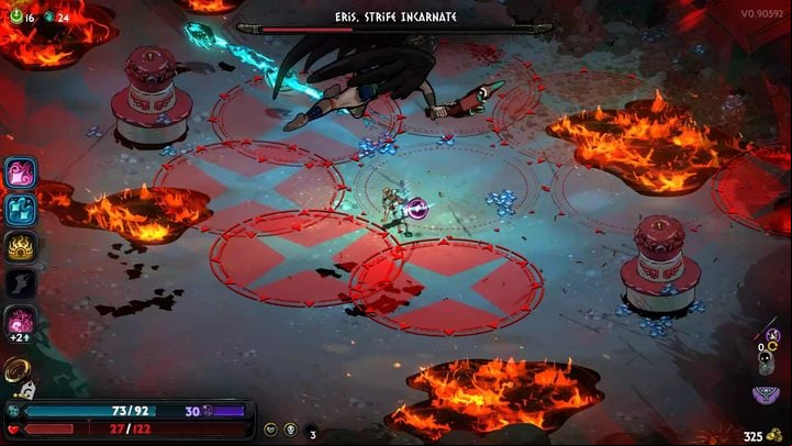 Eris is a difficult boss mainly due to the huge damage she deals after performing Boost - Hades 2: How to defeat Eris? - Bosses - Hades 2 Guide