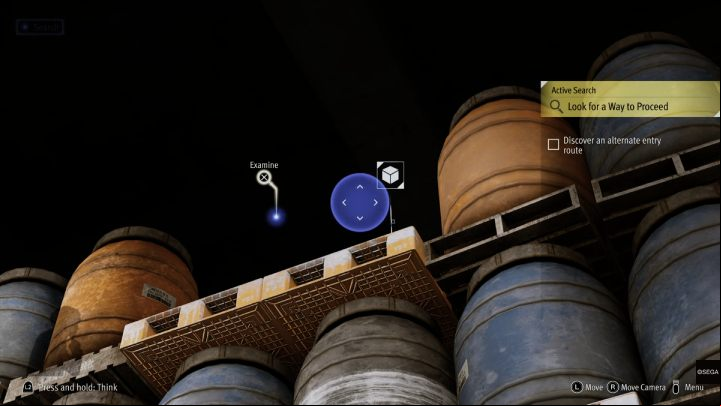 Use search mode to examine - Lost Judgment: Final Chapter, Darkest Before the Dawn - walkthrough - Main Storyline - Lost Judgment Guide