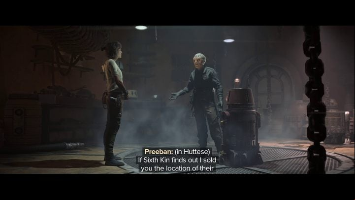 Talk to Preeban in his shop - Star Wars Outlaws: Beginnings - walkthrough - Canto Bight - Star Wars Outlaws Guide