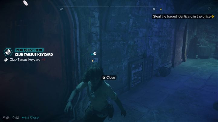 The entrance to the warehouse is in the corridor to the right of the stage - Star Wars Outlaws: Beginnings - walkthrough - Canto Bight - Star Wars Outlaws Guide