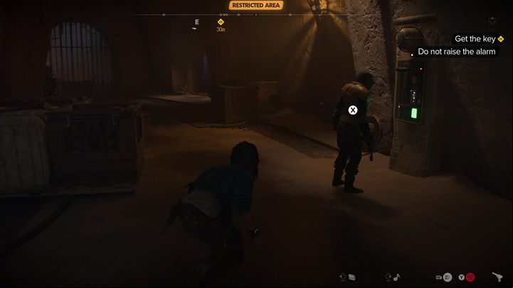 You are right in front of the menagerie where Nix is being held - Star Wars Outlaws: Partners - walkthrough - Tatooine - Star Wars Outlaws Guide