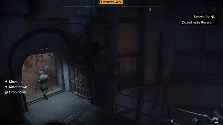 Wait until the guard leaves the room - Star Wars Outlaws: Partners - walkthrough - Tatooine - Star Wars Outlaws Guide