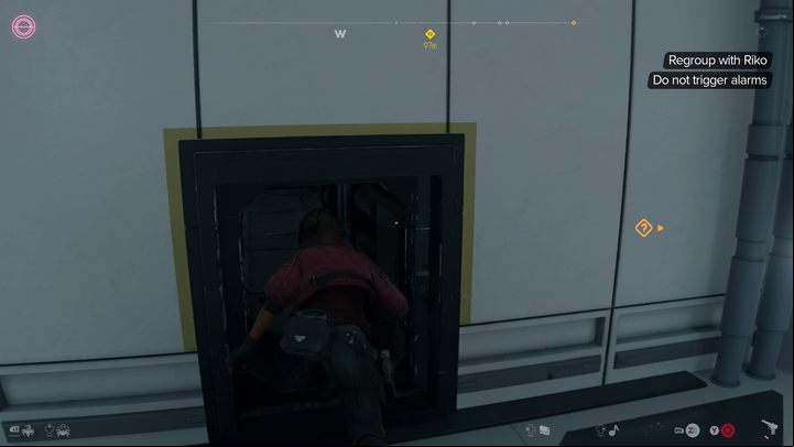 In the corridor full of enemies, we recommend that you turn left immediately and enter a small room - Star Wars Outlaws: Truth - walkthrough - Epilogue - Star Wars Outlaws Guide