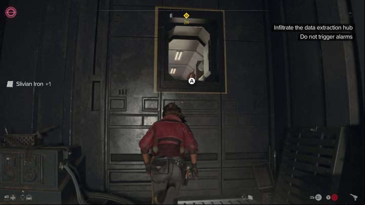 Once you reach the chasm, you'll need to activate two capacitors by using ion shots - Star Wars Outlaws: Truth - walkthrough - Epilogue - Star Wars Outlaws Guide