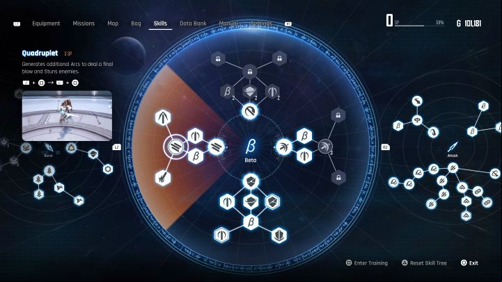 We describe how to gain access to Burst tree on How to unlock hidden skill trees - Stellar Blade: Best skills - Basics - Stellar Blade Guide