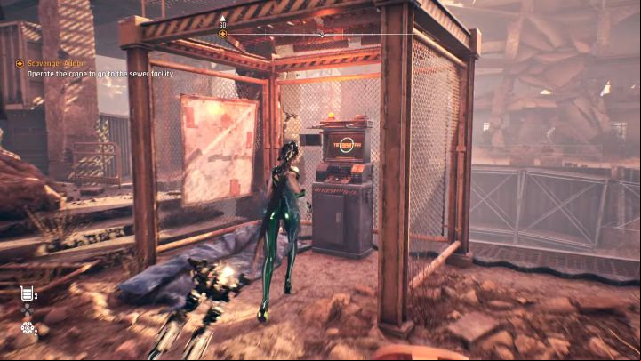 1 - Stellar Blade: Crane puzzle in Construction Zone on Eidos 7 - Puzzles - Stellar Blade Guide
