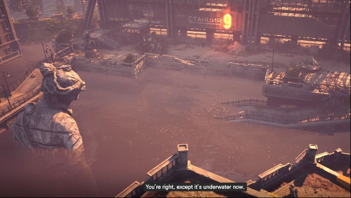 1 - Stellar Blade: How to lower the water level in the Commercial Sector on Eidos 7? - Puzzles - Stellar Blade Guide