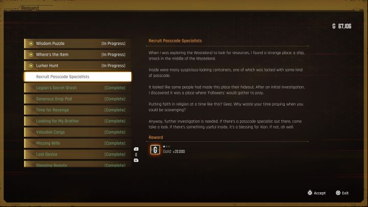 1 - Stellar Blade: Recruit code Specialists quest puzzle - Puzzles - Stellar Blade Guide