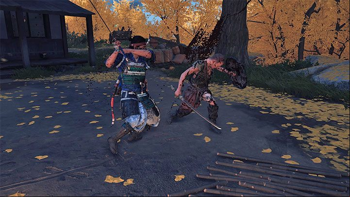 Sogen leads Jin and Lady Masako to a hostile camp near the inn - Ghost of Tsushima: The Tale of Lady Masako walkthrough - Act 1 - Ghost of Tsushima Guide, Walkthrough