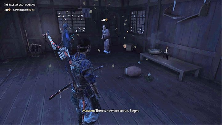 The final part of the mission is very simple - Ghost of Tsushima: The Tale of Lady Masako walkthrough - Act 1 - Ghost of Tsushima Guide, Walkthrough