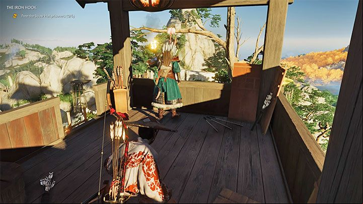 Fort Yatate is a fairly extensive location - Ghost of Tsushima: The Iron Hook walkthrough - Act 1 - Ghost of Tsushima Guide, Walkthrough