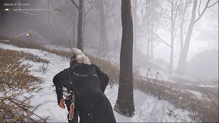 Head south once again, but this time you only need to travel half the distance - Ghost of Tsushima: Wolves at the Gates walkthrough - Act 3 - Ghost of Tsushima Guide, Walkthrough