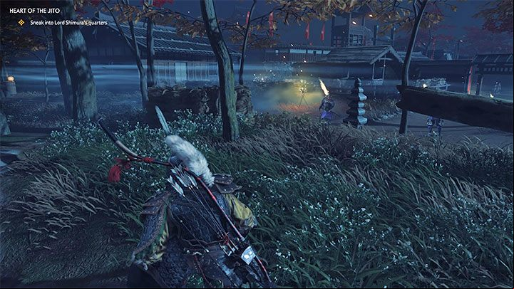 Sneaking and avoiding killing people is recommended, though not mandatory - Ghost of Tsushima: Heart of the Jito walkthrough - Act 3 - Ghost of Tsushima Guide, Walkthrough