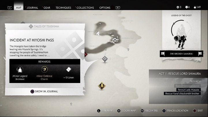 Where to start: Eastern part of Golden Forest - Ghost of Tsushima: Incident at Hiyoshi walkthrough, Tales of Tsushima - Other tales - Ghost of Tsushima Guide, Walkthrough