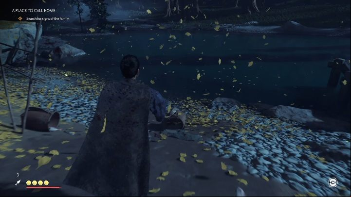 After defeating the Mongols, search the area around the house and then give the man the bad news - Ghost of Tsushima: A Place to Call Home walkthrough, Tales of Tsushima - Other tales - Ghost of Tsushima Guide, Walkthrough