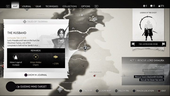 How to unlock: Complete The Hean side mission - Ghost of Tsushima: The Husband walkthrough, A Masako Tale - A Masako Tale - Ghost of Tsushima Guide, Walkthrough