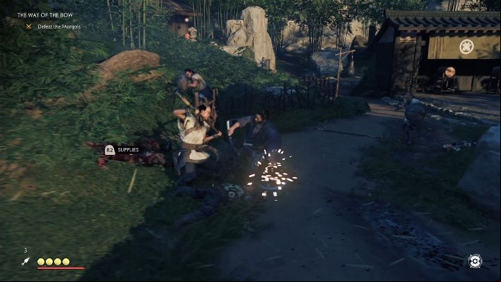 Speak to the Sensei and prepare to face the Mongols - Ghost of Tsushima: The Way of the Bow walkthrough, An Ishikawa Tale - An Ishikawa Tale - Ghost of Tsushima Guide, Walkthrough