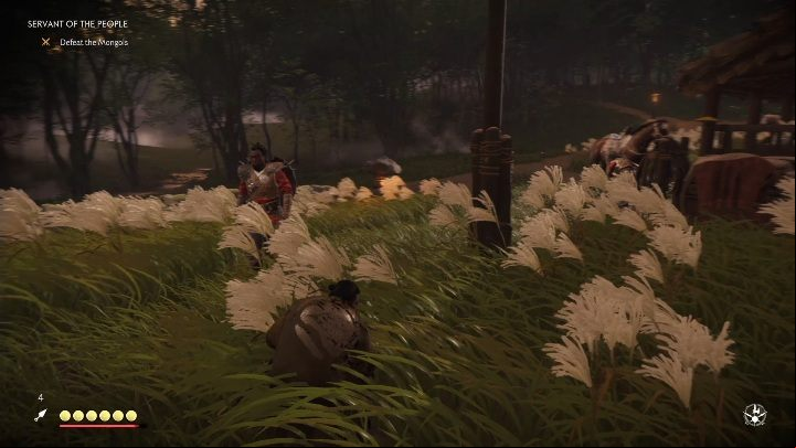 Get out of the barrel and attack the Mongols - Ghost of Tsushima: Servant of the People walkthrough, A Kenji Tale - A Kenji Tale - Ghost of Tsushima Guide, Walkthrough