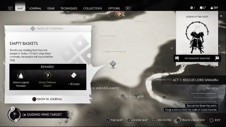How to unlock: Talk to the man in Aoi Village - Ghost of Tsushima: Empty Basket walkthrough, Tales of Tsushima - Other tales - Ghost of Tsushima Guide, Walkthrough