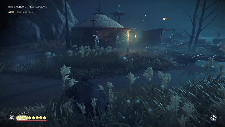 Locate the ally and then attack the Mongols - Ghost of Tsushima: Three Actions, Three Illusions walkthrough, A Norio Tale - A Norio Tale - Ghost of Tsushima Guide, Walkthrough
