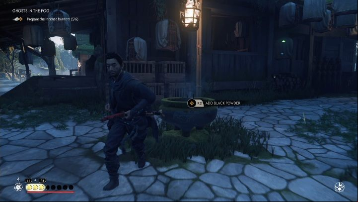Talk to the monk, prepare a trap and then wait for the Mongols - Ghost of Tsushima: Ghosts in the Fog walkthrough, A Norio Tale - A Norio Tale - Ghost of Tsushima Guide, Walkthrough