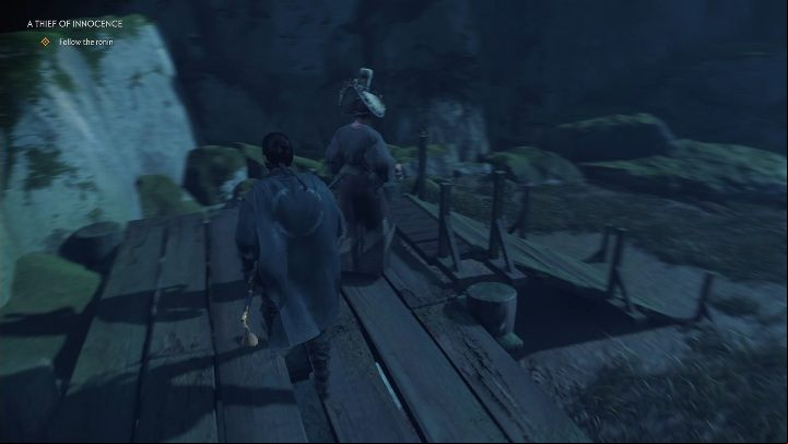 One of the men will lead you out of the camp and provide you with some information about the current location of Mongols - Ghost of Tsushima: A Thief of Innocence walkthrough, Tales of Tsushima - Other tales - Ghost of Tsushima Guide, Walkthrough