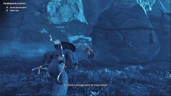 Jin can sneak freely for most of the game - Ghost of Tsushima: Ghost style - Stealth - Basics - Ghost of Tsushima Guide, Walkthrough