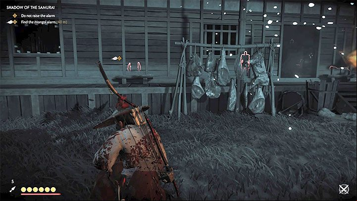 When sneaking, its worth relying on Focused Hearing, which is an area scan activated by pressing the touchpad - Ghost of Tsushima: Ghost style - Stealth - Basics - Ghost of Tsushima Guide, Walkthrough