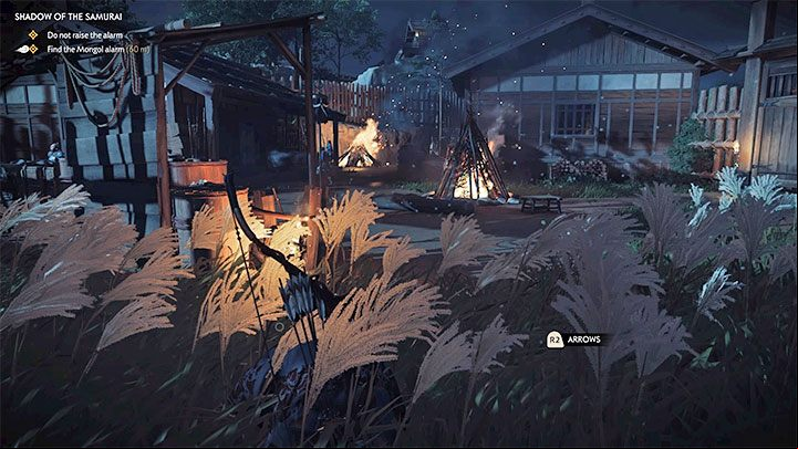 The elements of the environment can be very helpful in staying hidden - Ghost of Tsushima: Ghost style - Stealth - Basics - Ghost of Tsushima Guide, Walkthrough