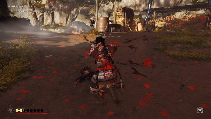 Follow the directions on the map and kill more waves of opponents - Ghost of Tsushima: A Final Request walkthrough, Tales of Tsushima - Other tales - Ghost of Tsushima Guide, Walkthrough