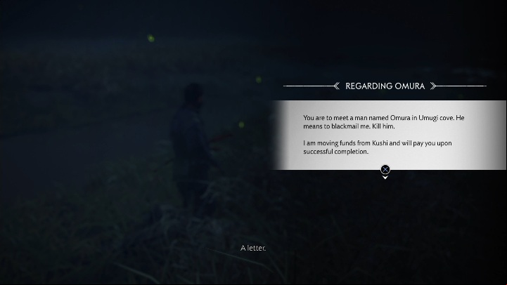 One of the bandits will drop a letter - Ghost of Tsushima: The Fool walkthrough, A Masako Tale - A Masako Tale - Ghost of Tsushima Guide, Walkthrough