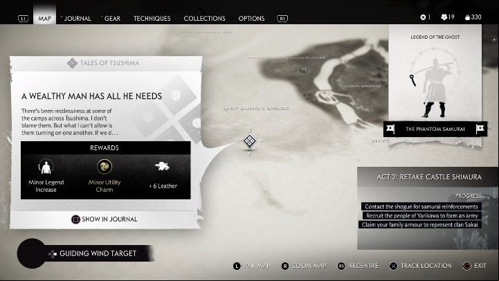 Where to start: Lady Sanjos Bridge - Ghost of Tsushima: A Wealthy Man Has All He Needs walkthrough, Tales of Tsushima - Other tales - Ghost of Tsushima Guide, Walkthrough