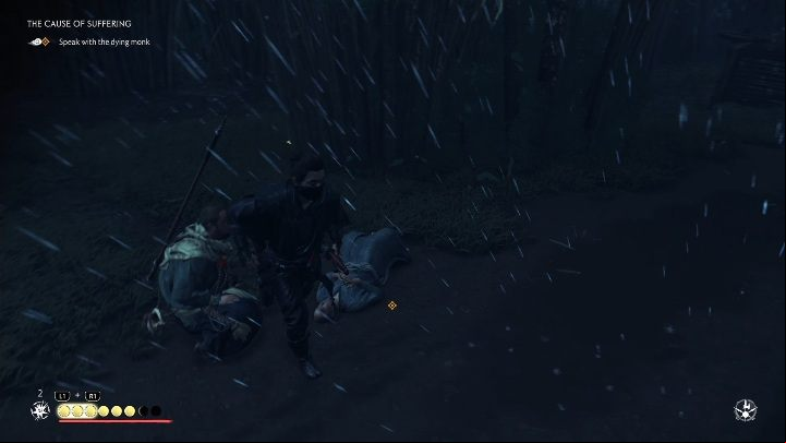 Speak with Norio - Ghost of Tsushima: The Cause of Suffering walkthrough, A Norio Tale - A Norio Tale - Ghost of Tsushima Guide, Walkthrough