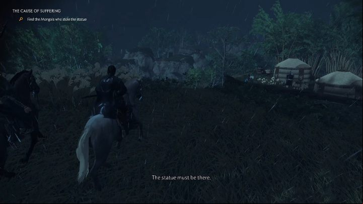 With all the information you have collected, you will begin the search - Ghost of Tsushima: The Cause of Suffering walkthrough, A Norio Tale - A Norio Tale - Ghost of Tsushima Guide, Walkthrough