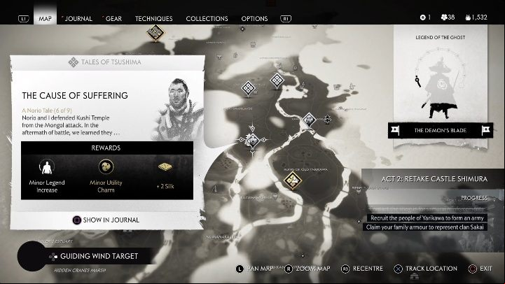 How to unlock: Complete The Cause of Suffering side task - Ghost of Tsushima: The End of Suffering walkthrough, A Norio Tale - A Norio Tale - Ghost of Tsushima Guide, Walkthrough